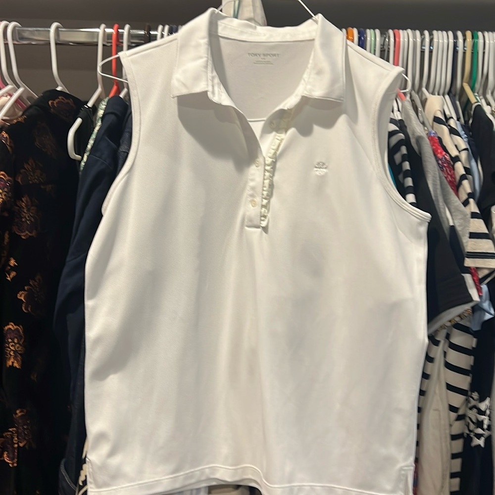 Tory Burch sport 
Large golf top.
New, never worn